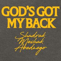 God’S Got My Back Shadrach Meshach Abednego Cotton Canvas Backpack