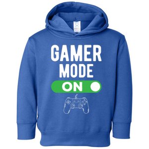 Gaming Game Mode On Controller Gift Video Games Multiplayer Funny Gift Toddler Hoodie