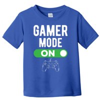 Gaming Game Mode On Controller Gift Video Games Multiplayer Funny Gift Toddler T-Shirt