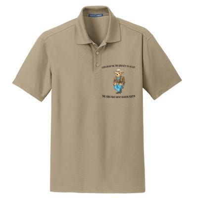 God Grant Me The Serenity To Accept The Vibes Dry Zone Grid Polo