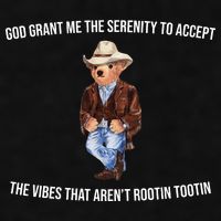 God Grant Me The Serenity To Accept The Vibes That Aren’t Rootin Tootin Ladies PosiCharge Tri-Blend Wicking Tank