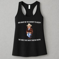 God Grant Me The Serenity To Accept The Vibes That Aren’t Rootin Tootin Womens Tank Top