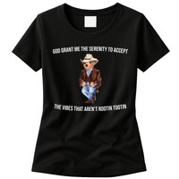 God Grant Me The Serenity To Accept The Vibes That Aren’t Rootin Tootin Womens T-Shirt