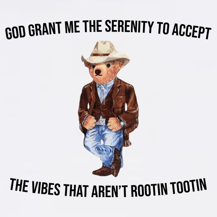God Grant Me The Serenity To Accept The Vibes That Aren’t Rootin Tootin Garment-Dyed Sweatshirt