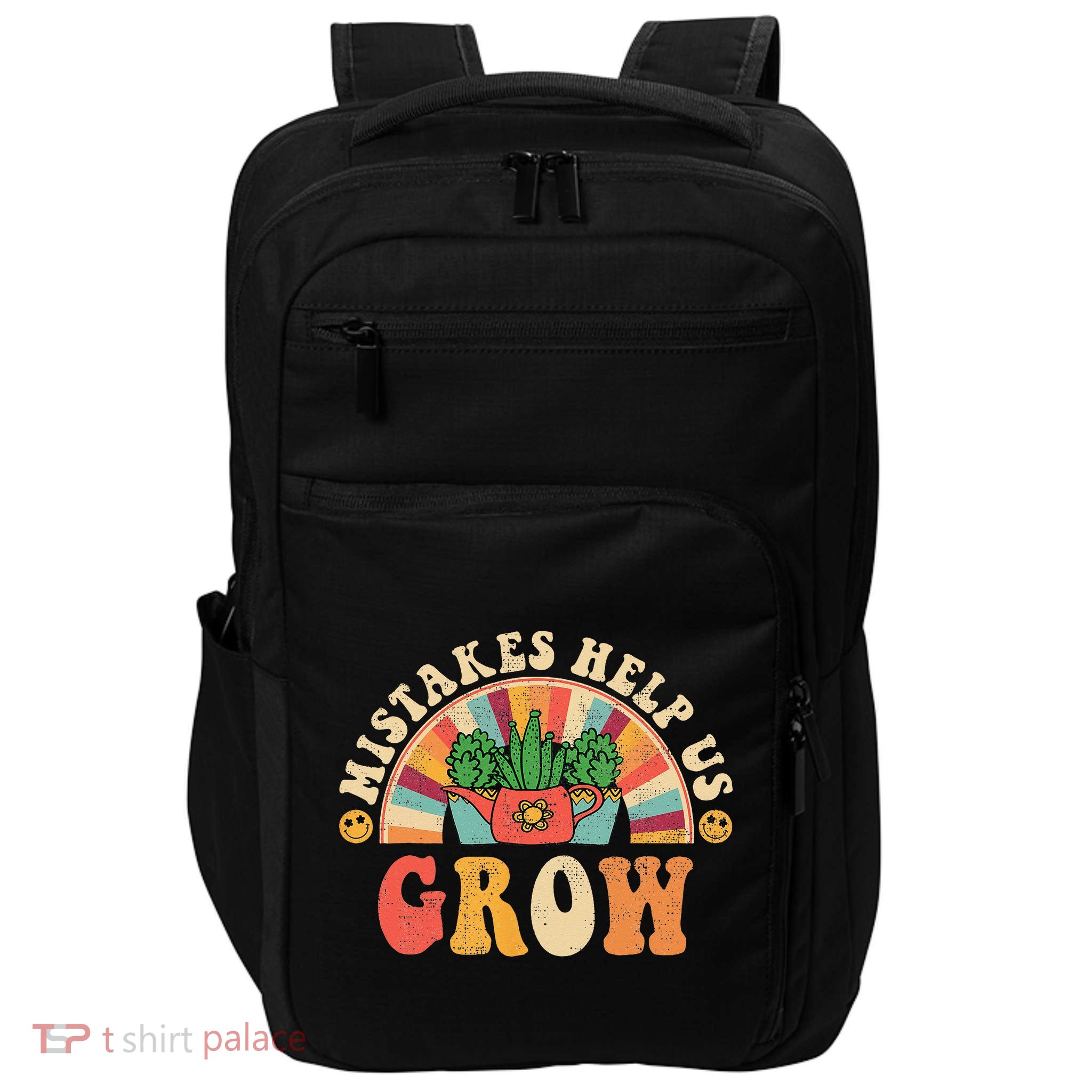 Groovy Growth Mindset Positive Retro Teachers Impact Tech Backpack