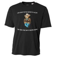 God Grant Me The Serenity To Accept The Vibes That Arent Rootin Tootin Cooling Performance Crew T-Shirt