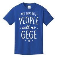 Gege Gift: My Favorite People Call Me Gege Gift Kids T-Shirt