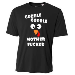 Gobble Gobble Motherfucker Turkey Thanksgiving Day Cooling Performance Crew T-Shirt