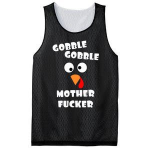 Gobble Gobble Motherfucker Turkey Thanksgiving Day Mesh Reversible Basketball Jersey Tank