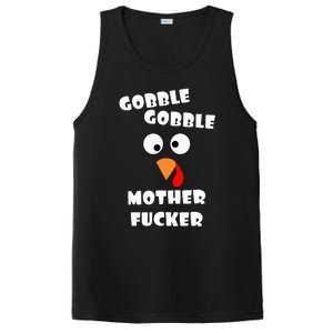 Gobble Gobble Motherfucker Turkey Thanksgiving Day PosiCharge Competitor Tank