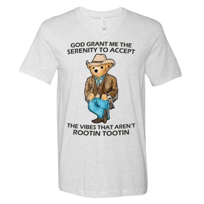 God Grant Me The Serenity To Accept The Vibes That Aren’t Rootin Tootin V-Neck T-Shirt