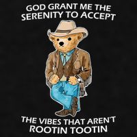 God Grant Me The Serenity To Accept The Vibes That Aren’t Rootin Tootin Ladies PosiCharge Tri-Blend Wicking Tank