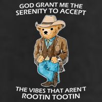 God Grant Me The Serenity To Accept The Vibes That Aren’t Rootin Tootin Cool Comfort Performance Bucket Hat