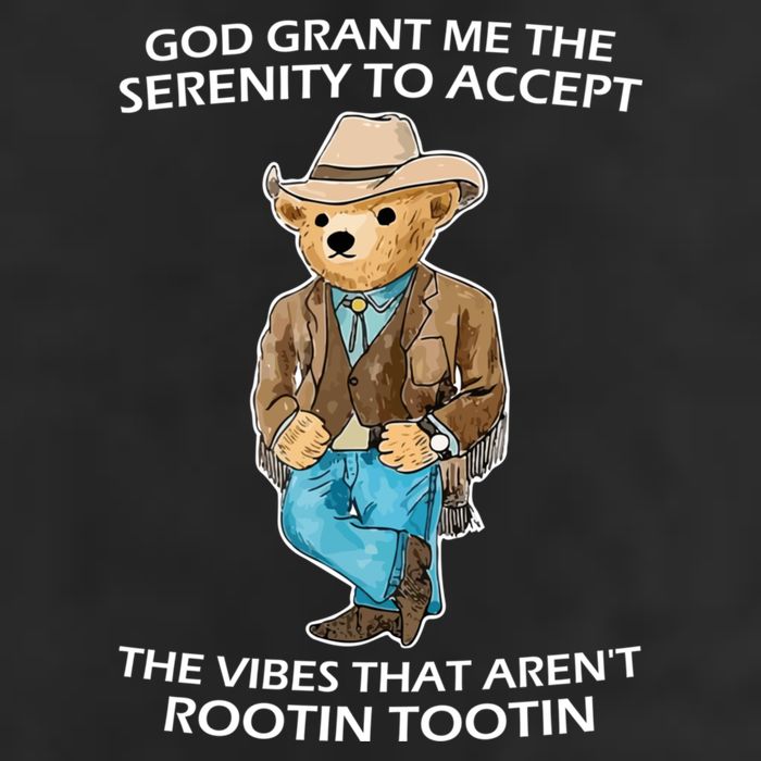 God Grant Me The Serenity To Accept The Vibes That Aren’t Rootin Tootin Cool Comfort Performance Bucket Hat