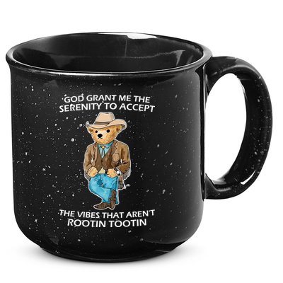 God Grant Me The Serenity To Accept The Vibes That Aren’t Rootin Tootin 15oz Campfire Ceramic Mug