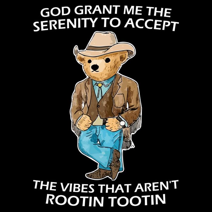 God Grant Me The Serenity To Accept The Vibes That Aren’t Rootin Tootin 16 in Basic Backpack