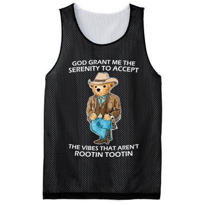 God Grant Me The Serenity To Accept The Vibes That Aren’t Rootin Tootin Mesh Reversible Basketball Jersey Tank