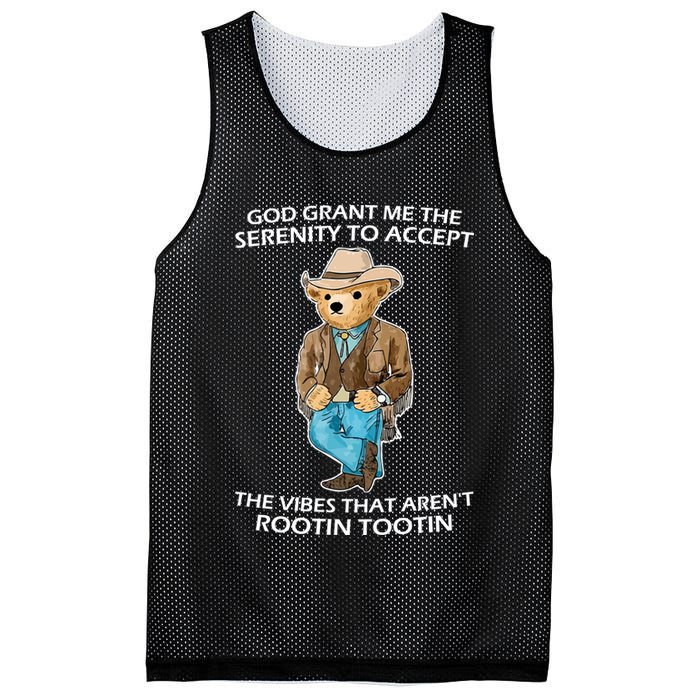 God Grant Me The Serenity To Accept The Vibes That Aren’t Rootin Tootin Mesh Reversible Basketball Jersey Tank