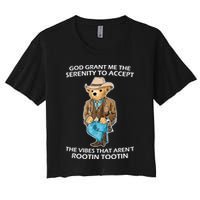 God Grant Me The Serenity To Accept The Vibes That Aren’t Rootin Tootin Crop Top