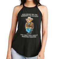 God Grant Me The Serenity To Accept The Vibes That Aren’t Rootin Tootin Women's Perfect Tri Rocker Tank