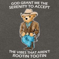 God Grant Me The Serenity To Accept The Vibes That Aren’t Rootin Tootin Cotton Canvas Backpack
