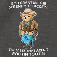 God Grant Me The Serenity To Accept The Vibes That Aren’t Rootin Tootin Vector Backpack