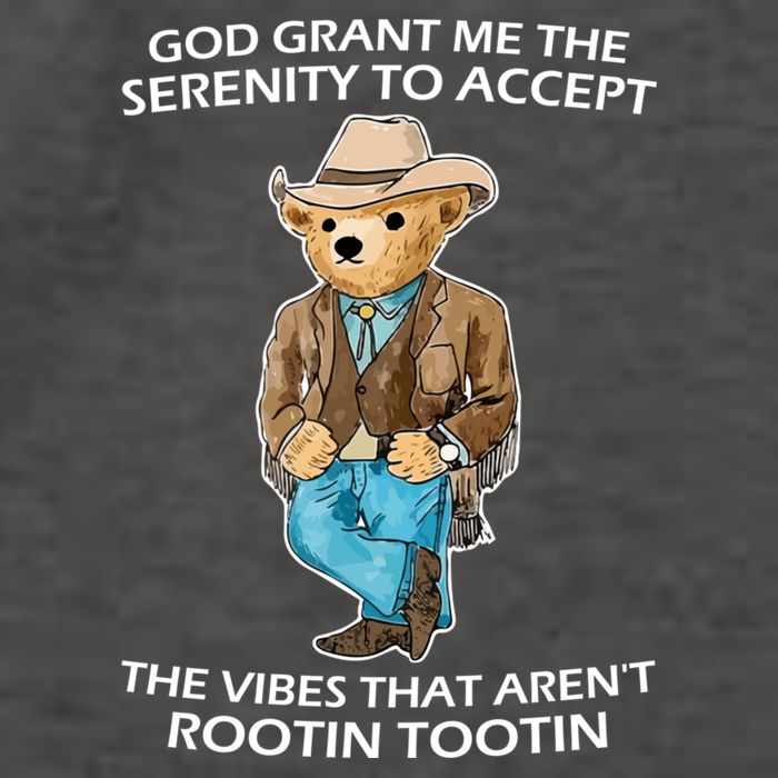 God Grant Me The Serenity To Accept The Vibes That Aren’t Rootin Tootin Vector Backpack