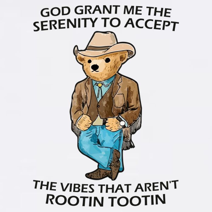 God Grant Me The Serenity To Accept The Vibes That Aren’t Rootin Tootin Garment-Dyed Sweatshirt