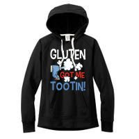 Gluten Got Me Tootin Gluten Allergy Celiac Disease Women's Fleece Hoodie