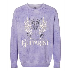 Guitarist Guitars Musician Guitar Player Colorblast Crewneck Sweatshirt