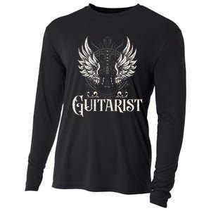 Guitarist Guitars Musician Guitar Player Cooling Performance Long Sleeve Crew