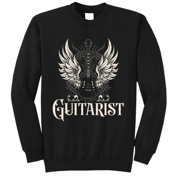 Guitarist Guitars Musician Guitar Player Tall Sweatshirt