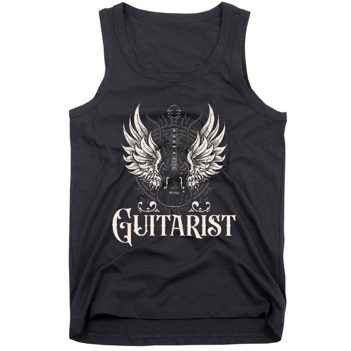 Guitarist Guitars Musician Guitar Player Tank Top