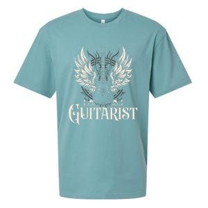 Guitarist Guitars Musician Guitar Player Sueded Cloud Jersey T-Shirt