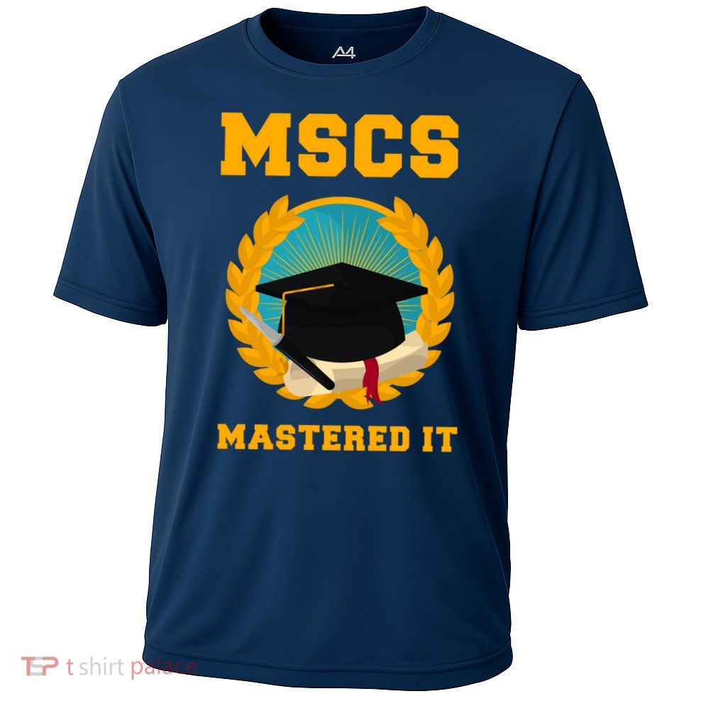 Graduation Gift MSCS Computer Science Cooling Performance Crew T-Shirt