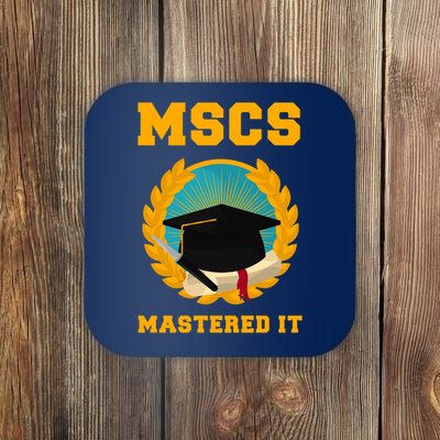 Graduation Gift MSCS Computer Science Coaster