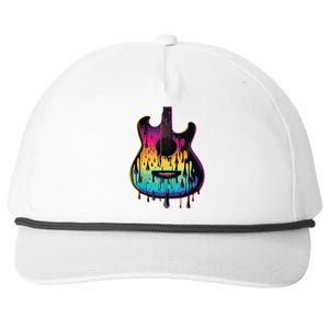 Guitar Graphic Music Lover Acoustic Guitar Player Musician Snapback Five-Panel Rope Hat