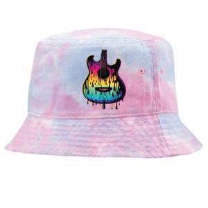 Guitar Graphic Music Lover Acoustic Guitar Player Musician Tie-Dyed Bucket Hat