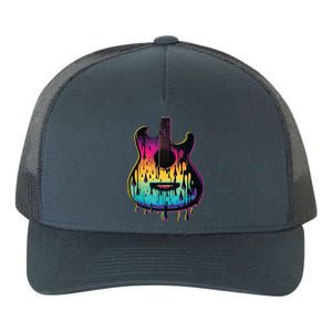 Guitar Graphic Music Lover Acoustic Guitar Player Musician Yupoong Adult 5-Panel Trucker Hat