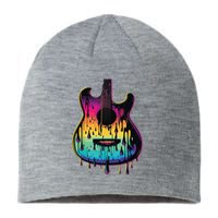 Guitar Graphic Music Lover Acoustic Guitar Player Musician Sustainable Beanie