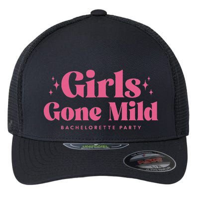 Girl Gone Mild Bachelorette Spa Slumber Bachelorette Party Flexfit Unipanel Trucker Cap