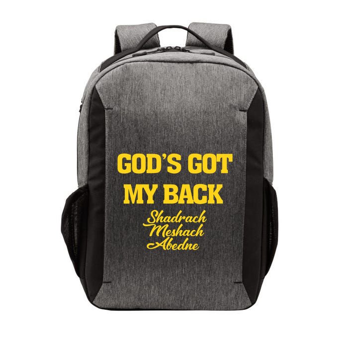 Gods Got My Back Shadrach Meshach Abedne Lake Vector Backpack