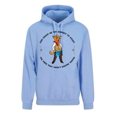 God grant me serenity to accept vibes Aren't Rootin Tootin Unisex Surf Hoodie