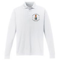 God grant me serenity to accept vibes Aren't Rootin Tootin Performance Long Sleeve Polo