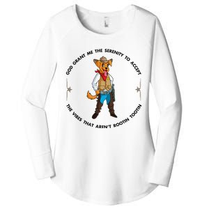 God grant me serenity to accept vibes Aren't Rootin Tootin Women's Perfect Tri Tunic Long Sleeve Shirt