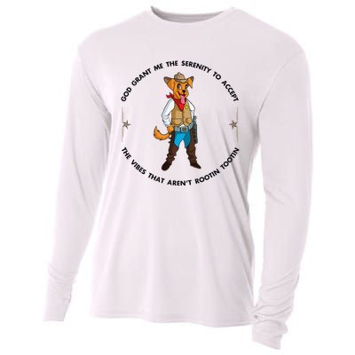 God grant me serenity to accept vibes Aren't Rootin Tootin Cooling Performance Long Sleeve Crew