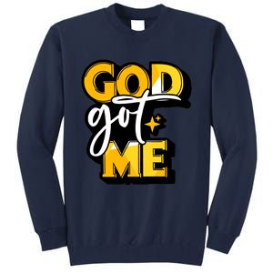 God Got Me Swag Team Cool Sneaker Matching Perfect Gift Idea Trending Tall Sweatshirt