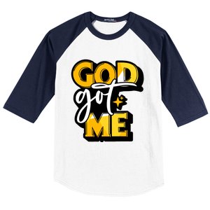 God Got Me Swag Team Cool Sneaker Matching Perfect Gift Idea Trending Baseball Sleeve Shirt