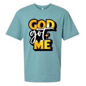 God Got Me Swag Team Cool Sneaker Matching Perfect Gift Idea Trending Sueded Cloud Jersey T-Shirt