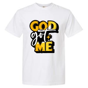 God Got Me Swag Team Cool Sneaker Matching Perfect Gift Idea Trending Garment-Dyed Heavyweight T-Shirt